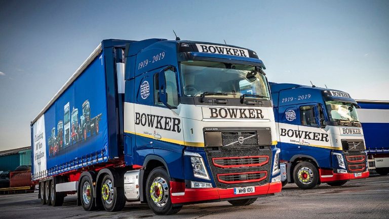 Two New Volvo FH Tractor Units Provide a Colourful Launch to Bowker Transport&#8217;s Centenary Year