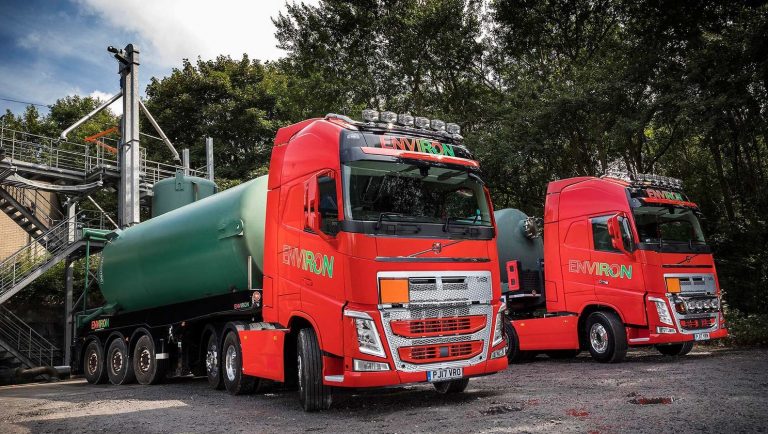 First Volvo trucks a gas for environ