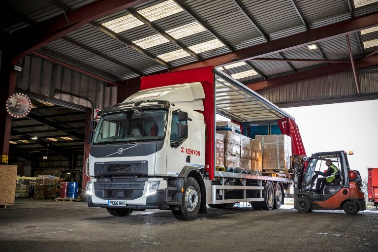 Four New Volvo FE Rigids Mark a Double First for Kenyon Haulage Ltd.