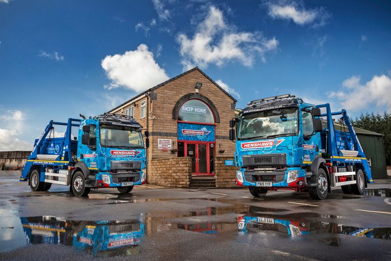 Volvo&#8217;s FL rigids make a magnificent seven at Henshaws Envirocare