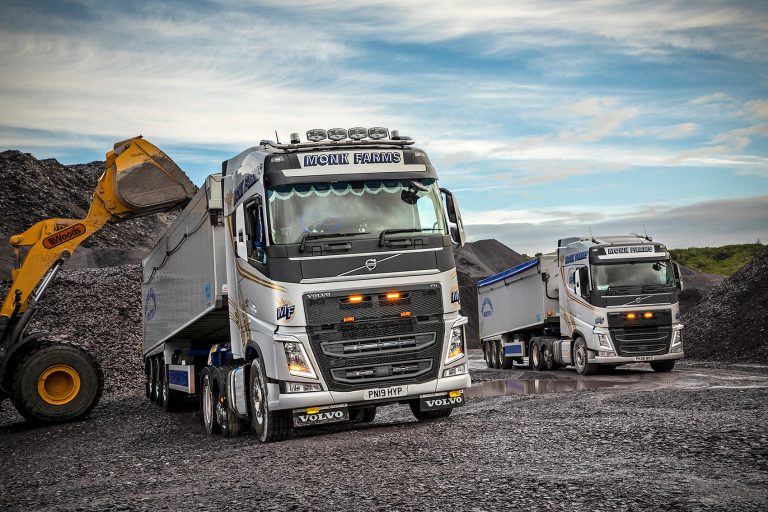Volvo&#8217;s leading payload figures deliver the goods for Monk Transport