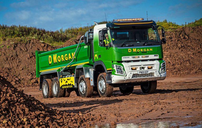 A fleet of 32 new Volvo trucks are better by design for D Morgan plc