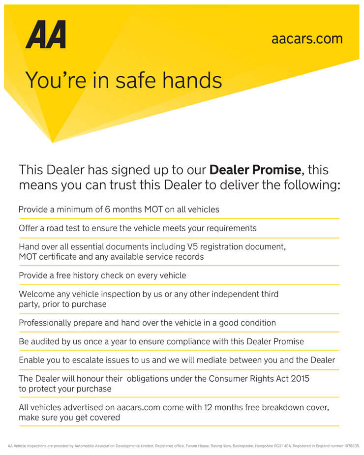 Dealer Promise Page - 
