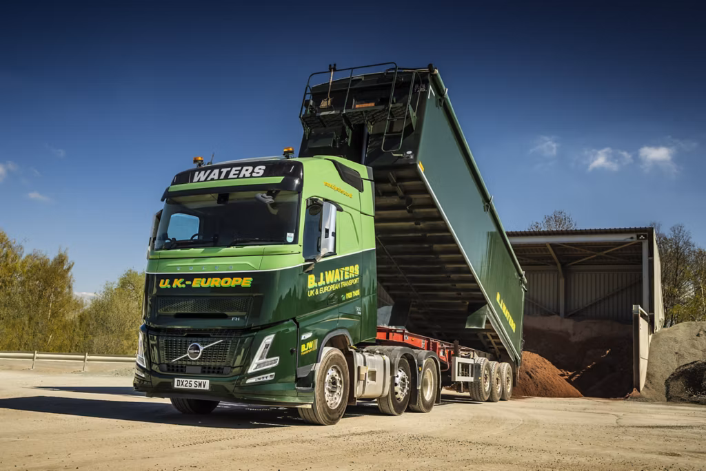 Ten Volvo FH Aero tractor units flow into BJ Waters&#8217; bulk tipping fleet