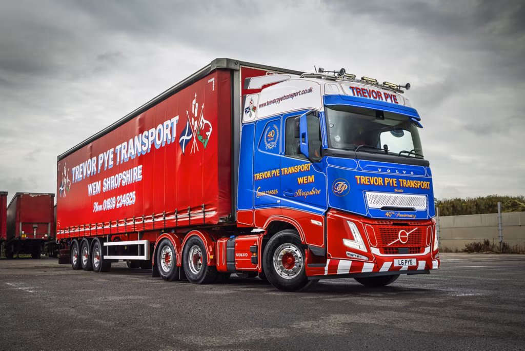 Volvo Trucks delivers the goods for Trevor Pye Transport with special anniversary FH Aero