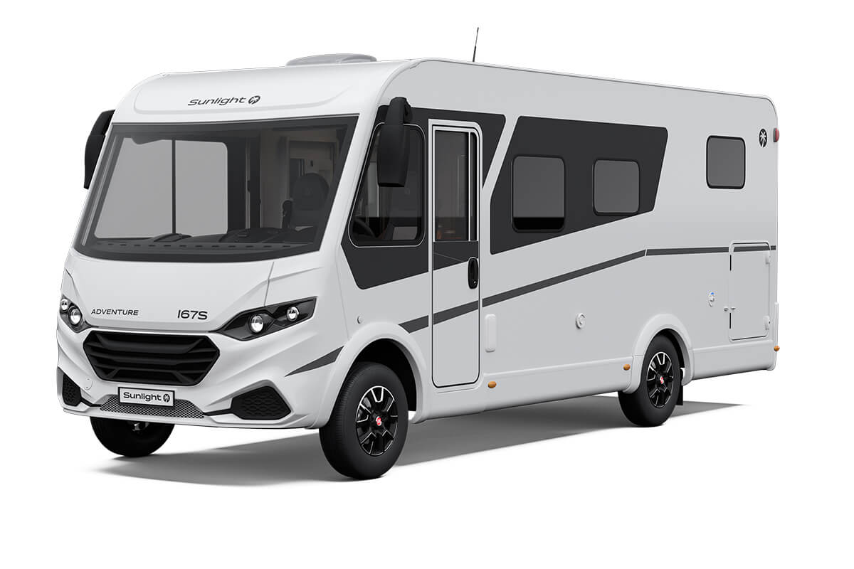 Sl I67s Ext Adv W White Adventure Ext Cam1 Vorne L - Cara Motorhomes