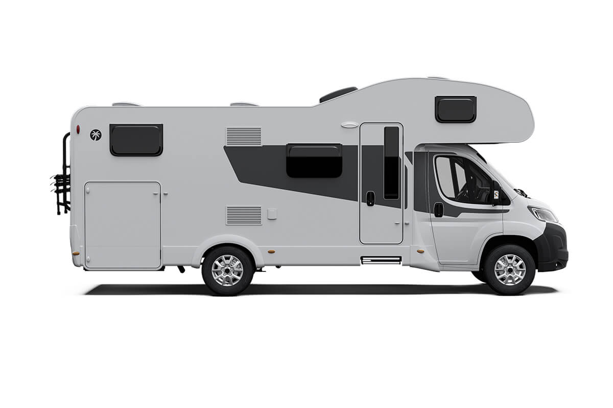 Sl A70 Ext Citroen Bj25 Serie White Greentrail Ext Cam4 Seite R - Cara Motorhomes
