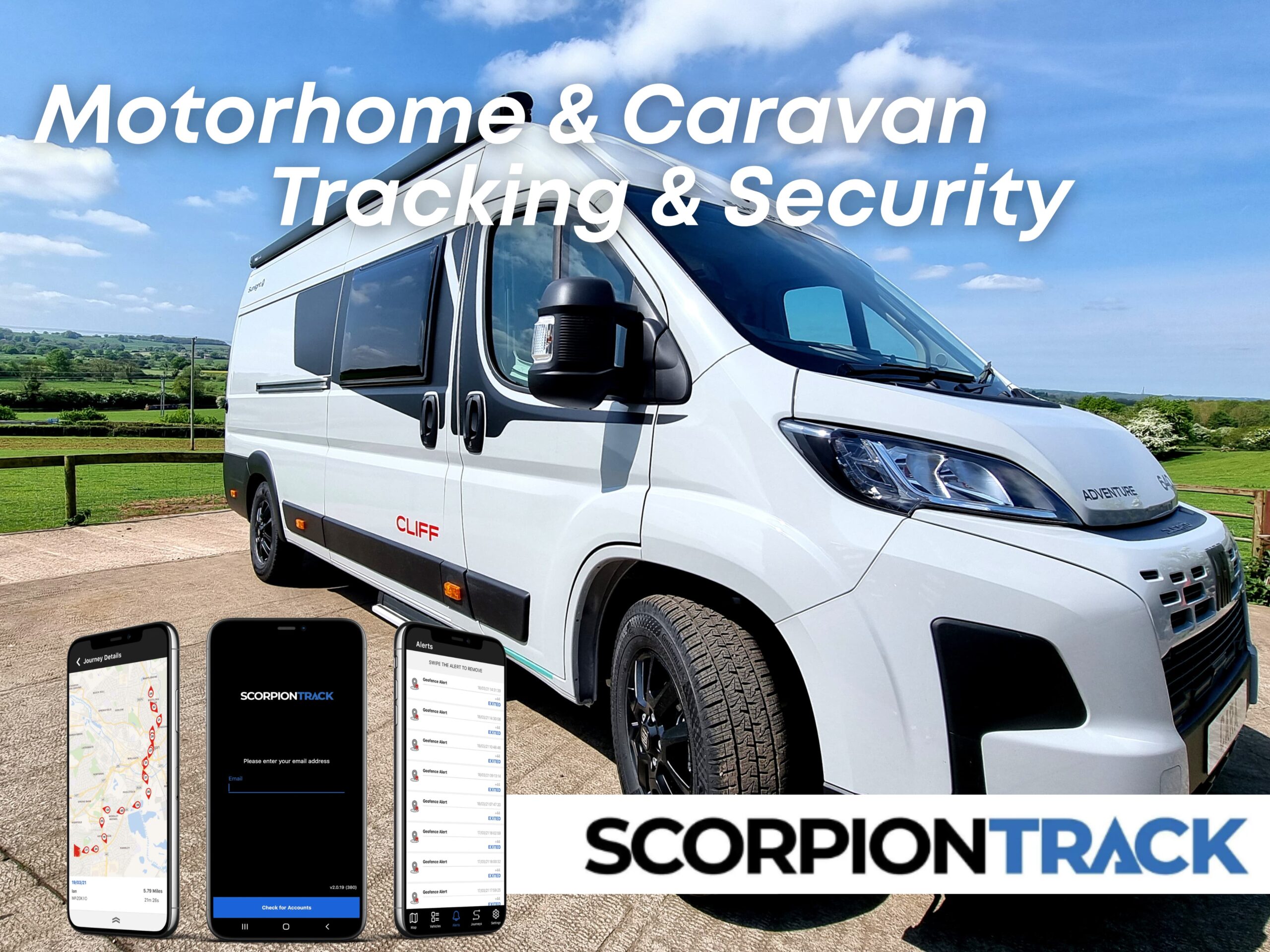 Choosing the Right Security: We recommend Scorpion Track Alarms & Trackers for Motorhomes, Campervans & Caravans