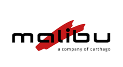Malibu Logo -  E S Hartley Leisure Spares