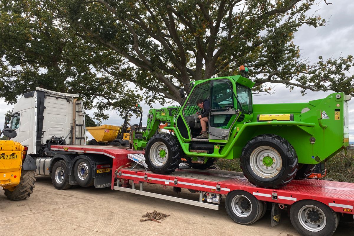 Used Merlo telehandlers for export