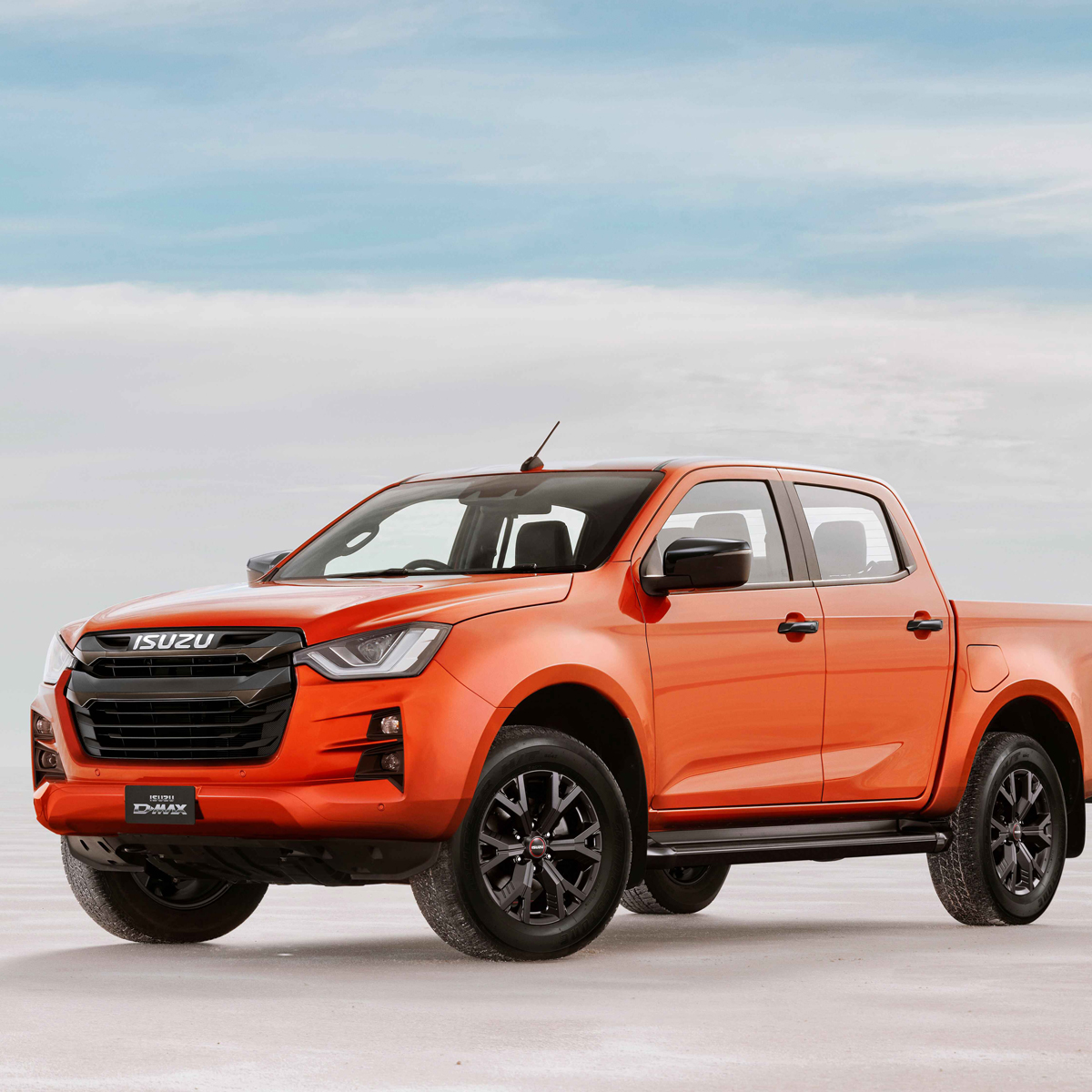 Isuzu My23 V Cross Double Cab 23my V Cross Double Cab Valencia Orange Salt Flats 5218 (1) Copy - Eaglesham Garage Limited