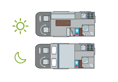 Constellation 3 Double Bed