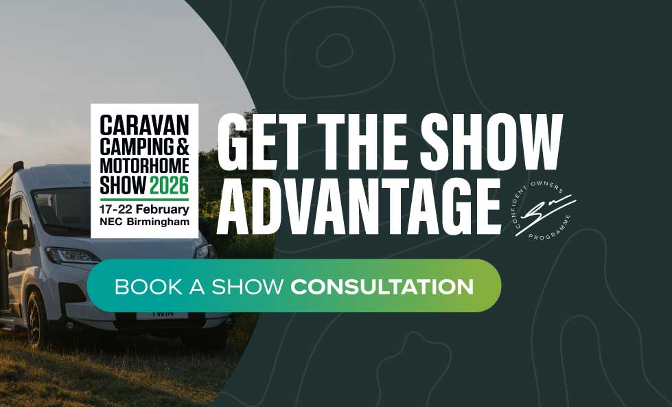 
    Get the Show Advantage at the NEC Motorhome Show this Feb

    Book a show consultation to access exclusive offers, tailored advice and have all your motorhome answers waiting for you.
    
    Find out more
