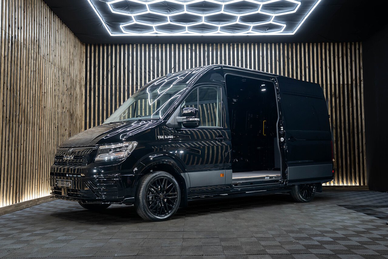 New Man Tge 3.140 Black Van - Rampage Vehicles