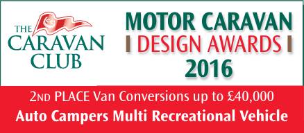 Motor Caravan Design Awards 2016 - Roy Wood Transits