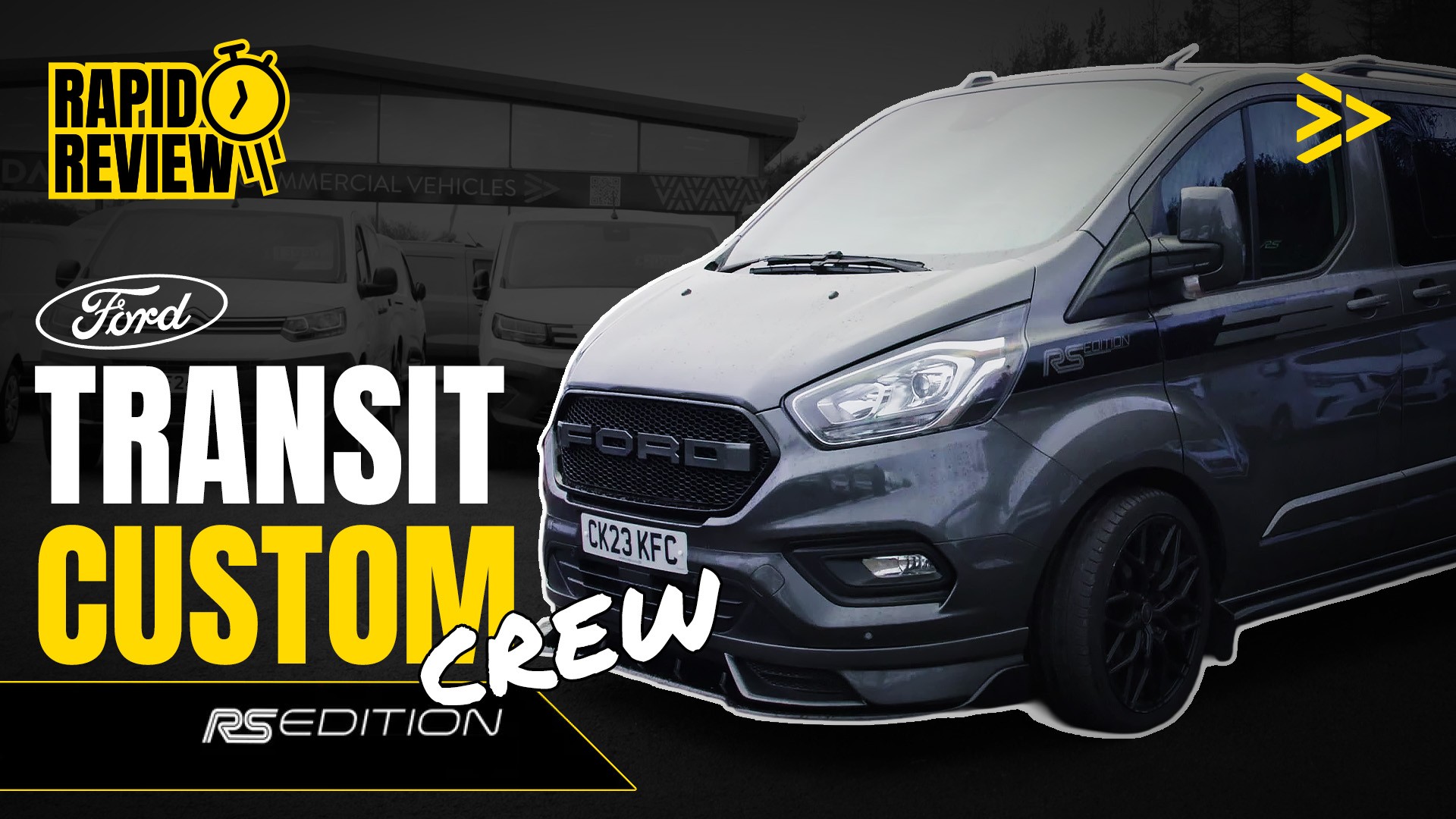 Rapid Review: 2023 Ford Transit Custom Crew Edition – RS-Inspired