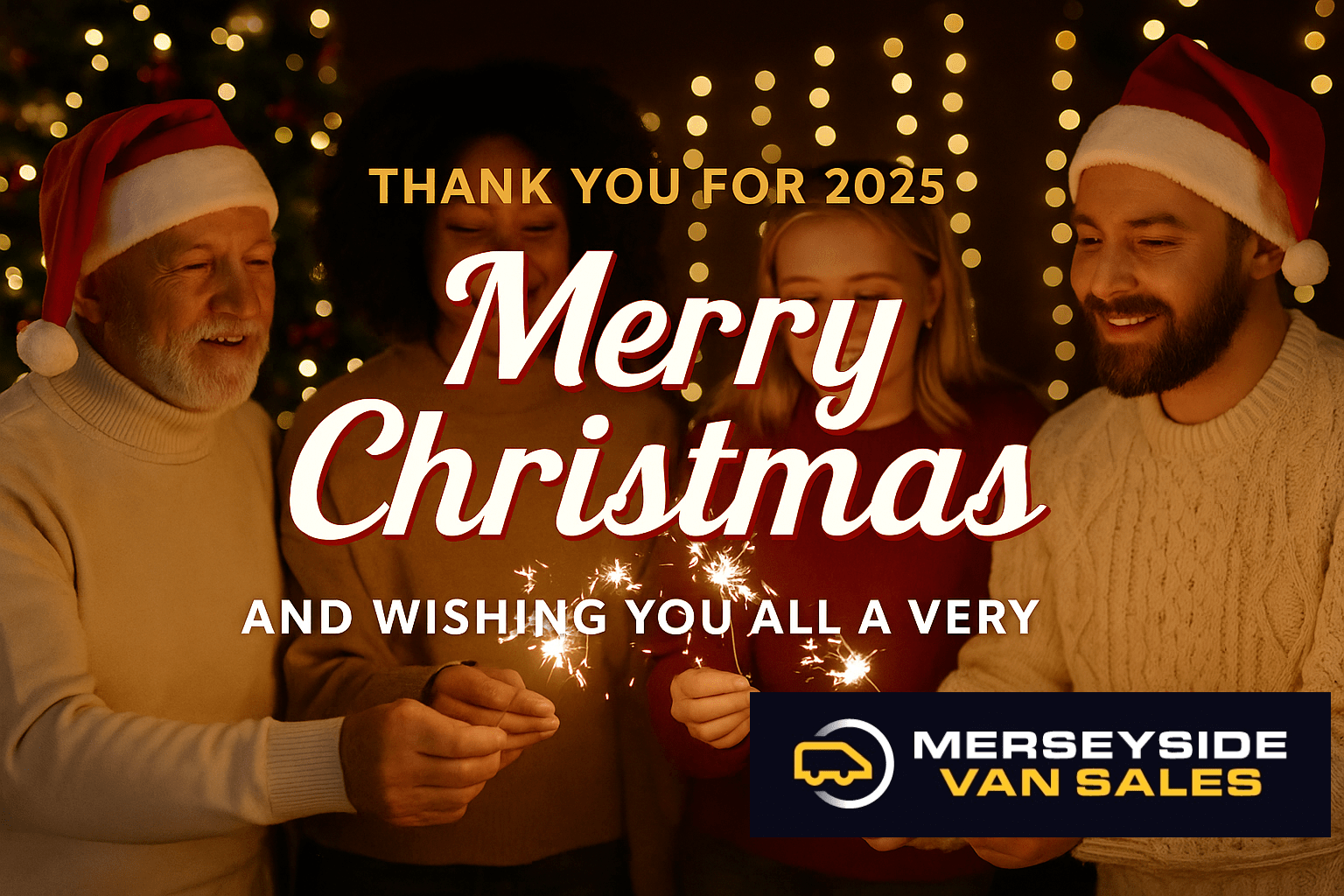 Merry Christmas from All of Us at Merseyside Van Sales!