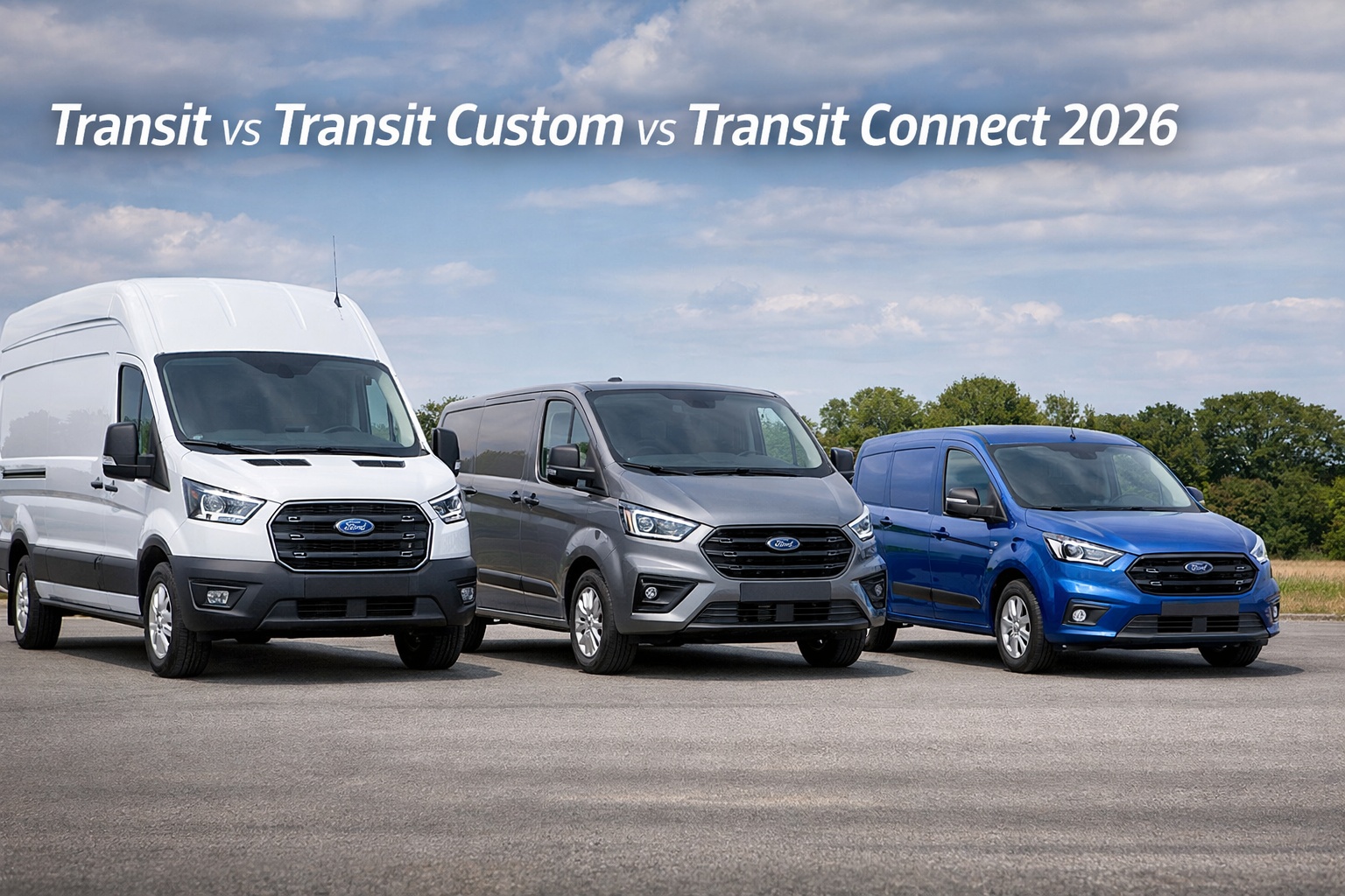 Ford Transit vs Transit Custom vs Transit Connect (2026 Guide): What’s the Difference