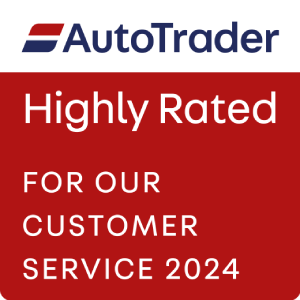 Highly Rated Logo 2024 Customer Service Logo - GBI Cars Ltd