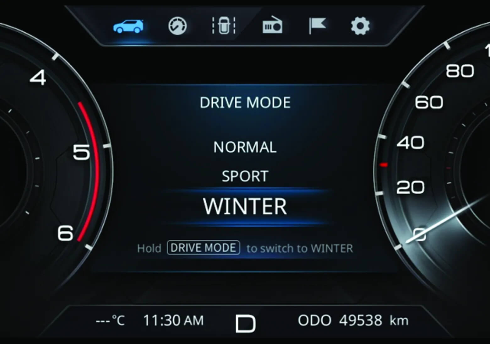 19p Gen Rhd Drive Mode Winter - Lamb and Gardiner Ltd