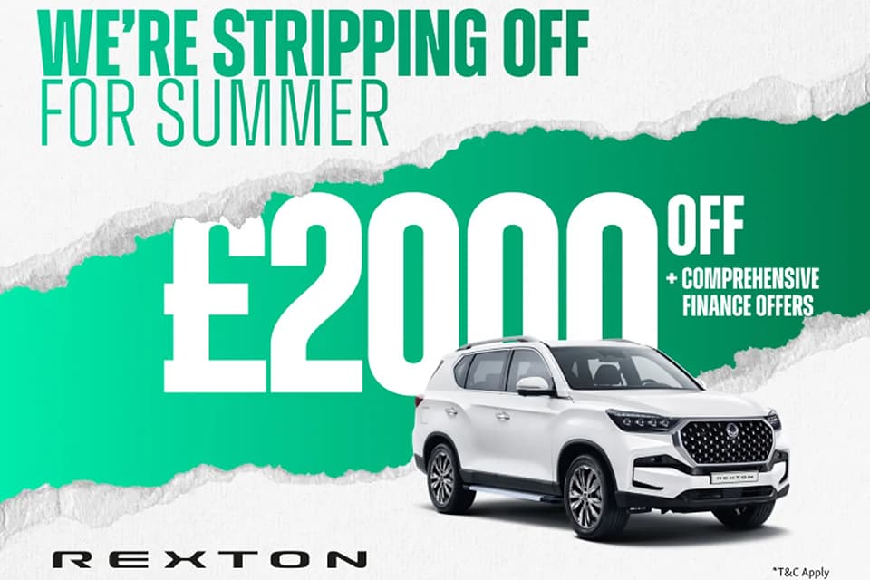 £2000 off the Rexton