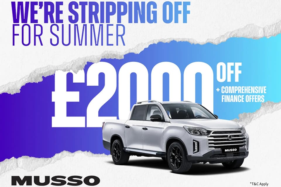 £2000 off the Musso