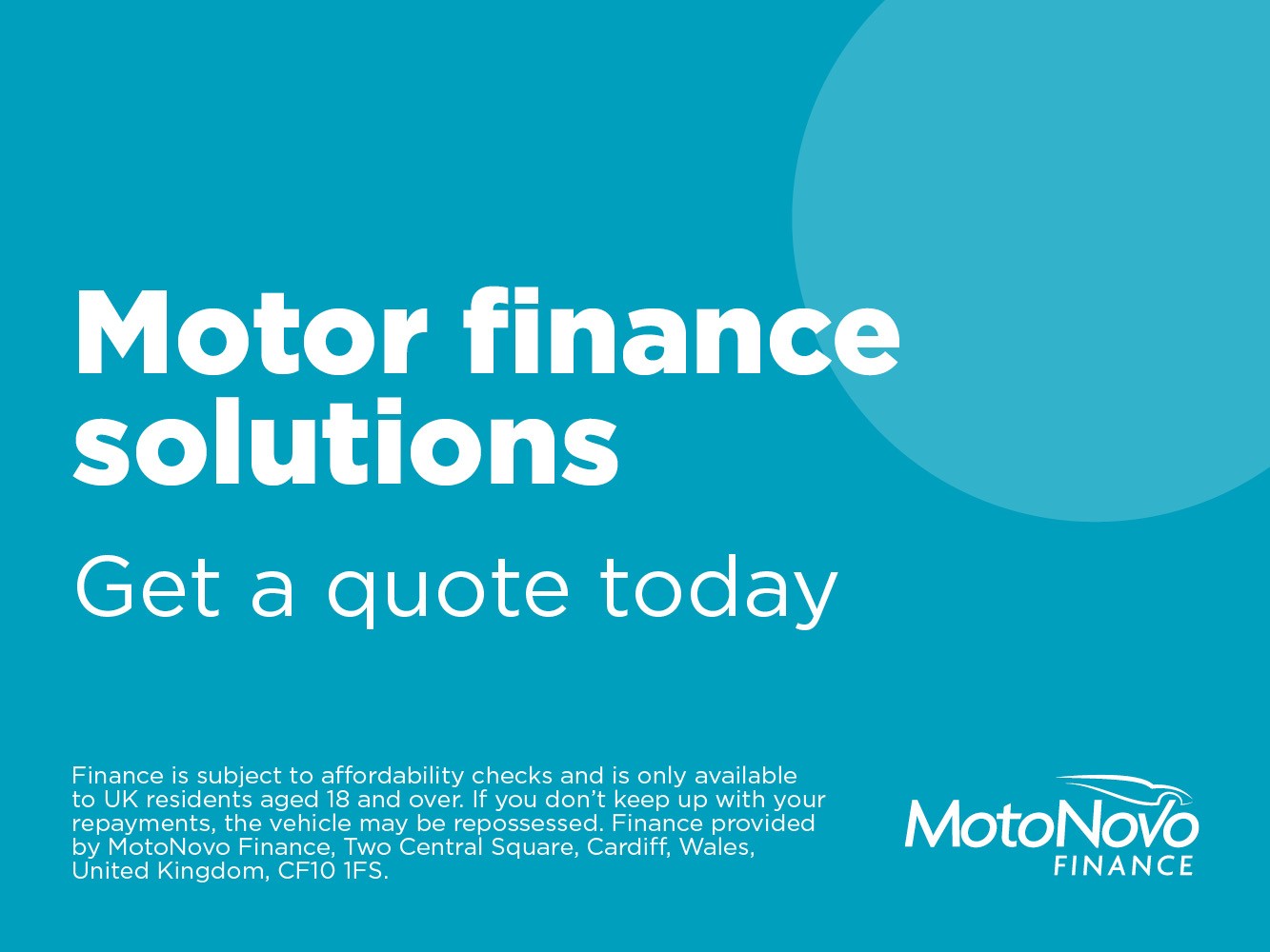 Finance Page Image - Billing Car & Van Centre Sales