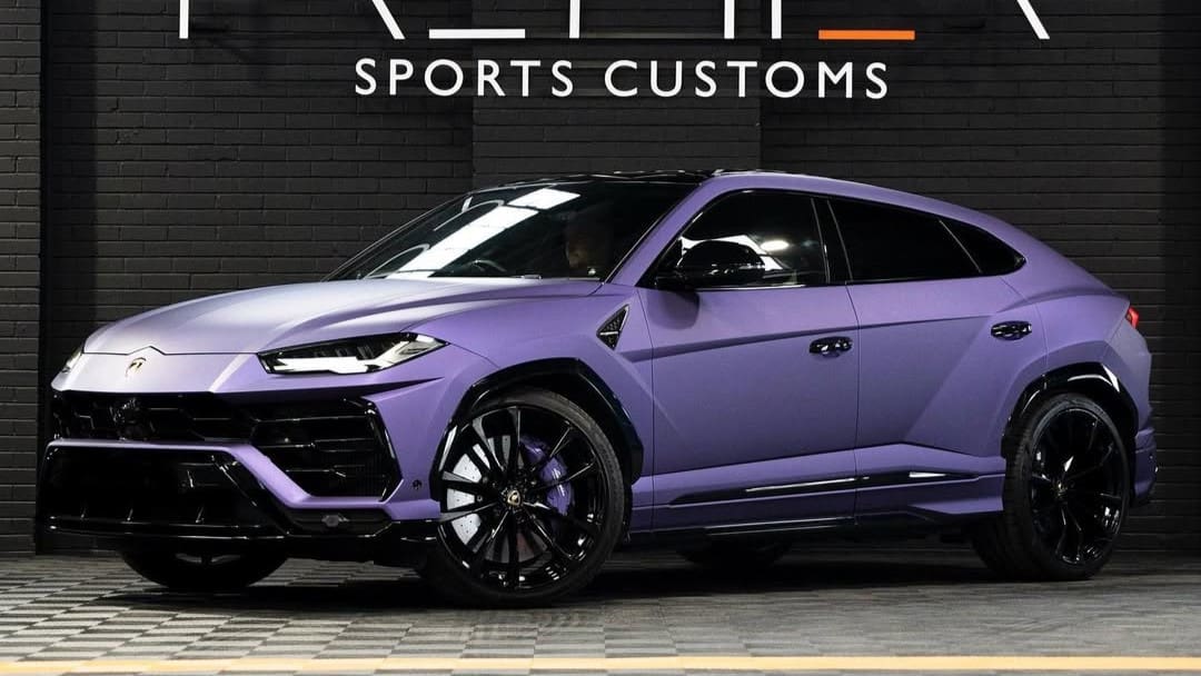 Purple Car Wrap Design  - Premier Sports Solutions