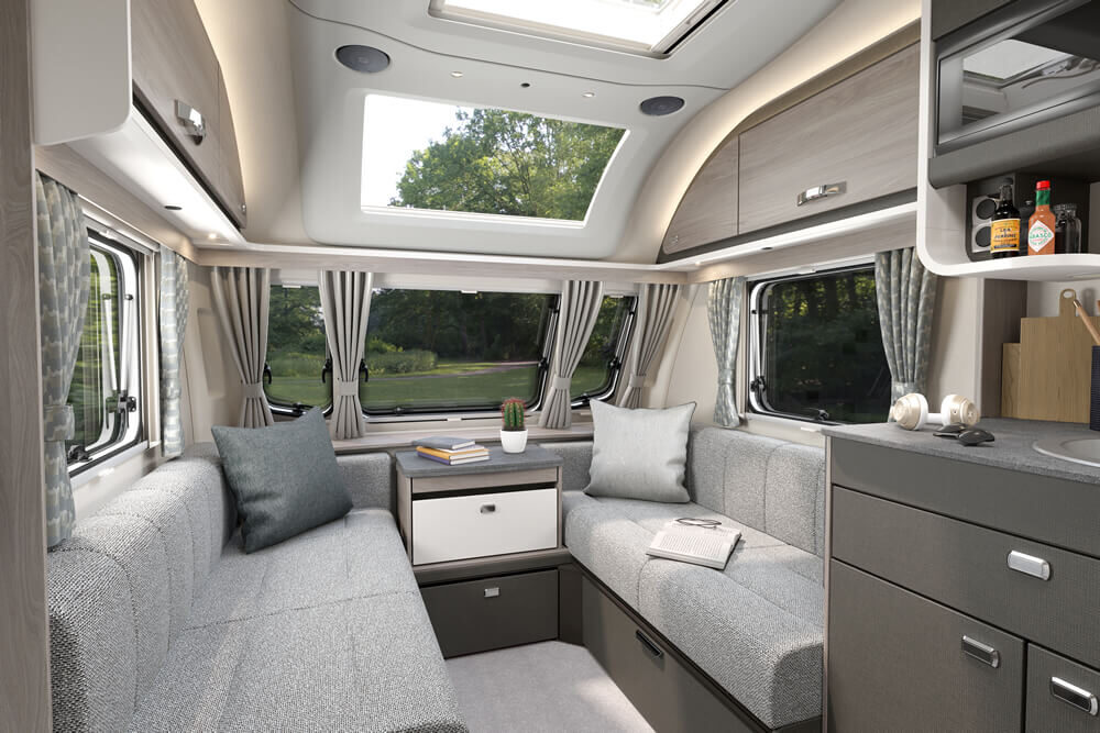 2025 Swift Sprite Body Living, Relaxing & Sleeping Img 5 - Tamar Caravans & Motorhomes