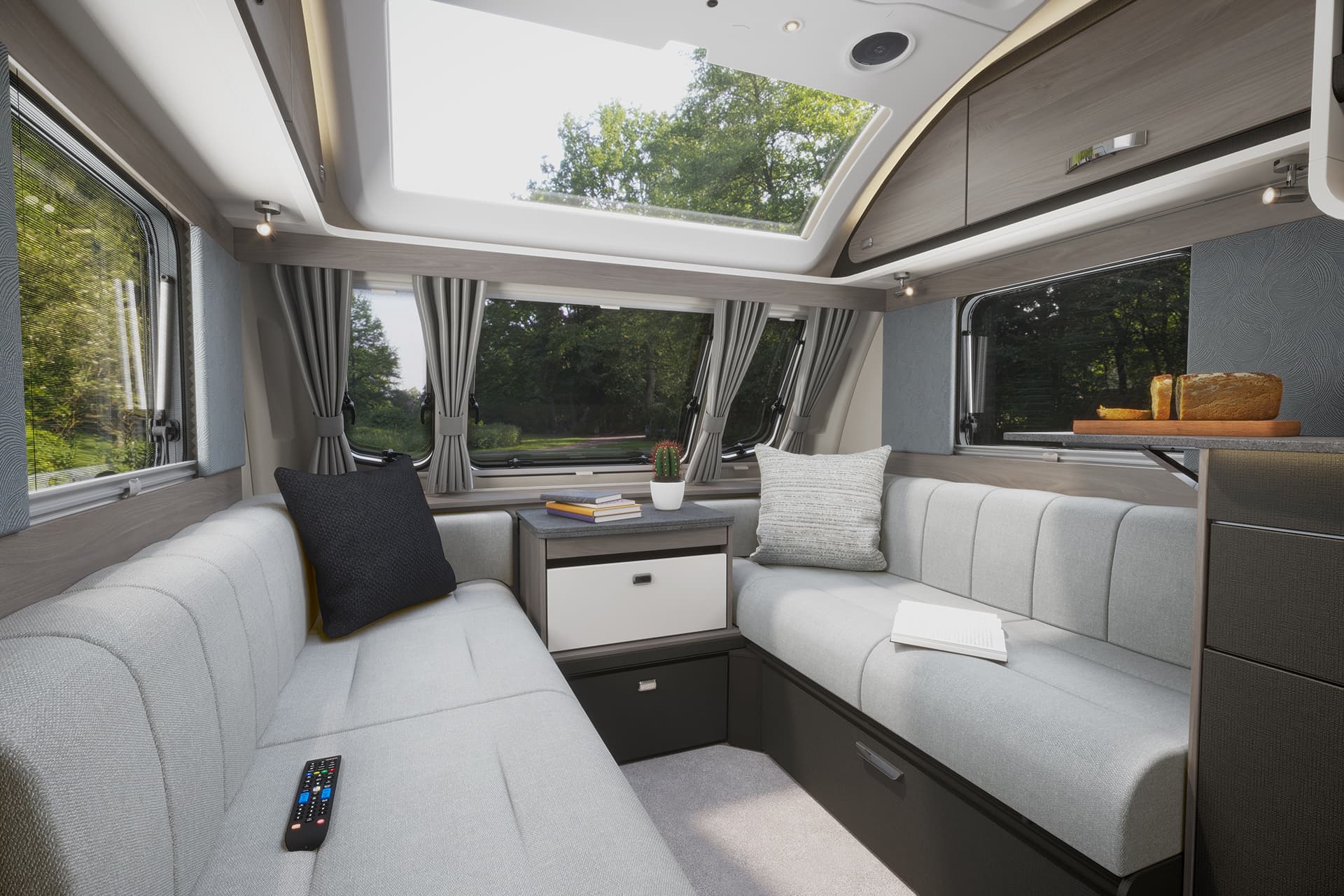 2026 Swift Challenger Body Image Living Rellaxing And Sleeping (1) - Tamar Caravans & Motorhomes