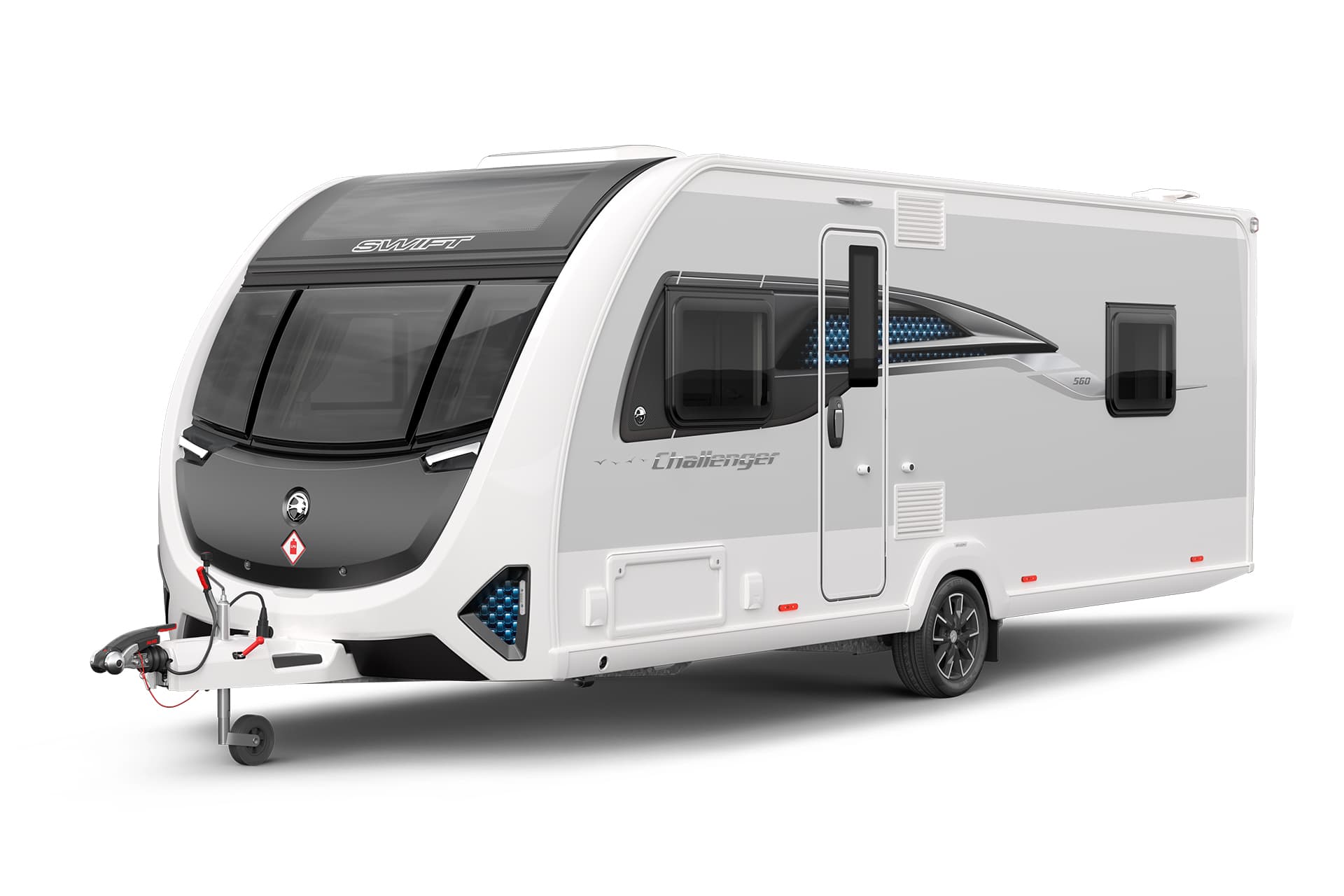 Multi-award winning Swift Challenger (2 to 6 berth) touring caravan is a family favourite