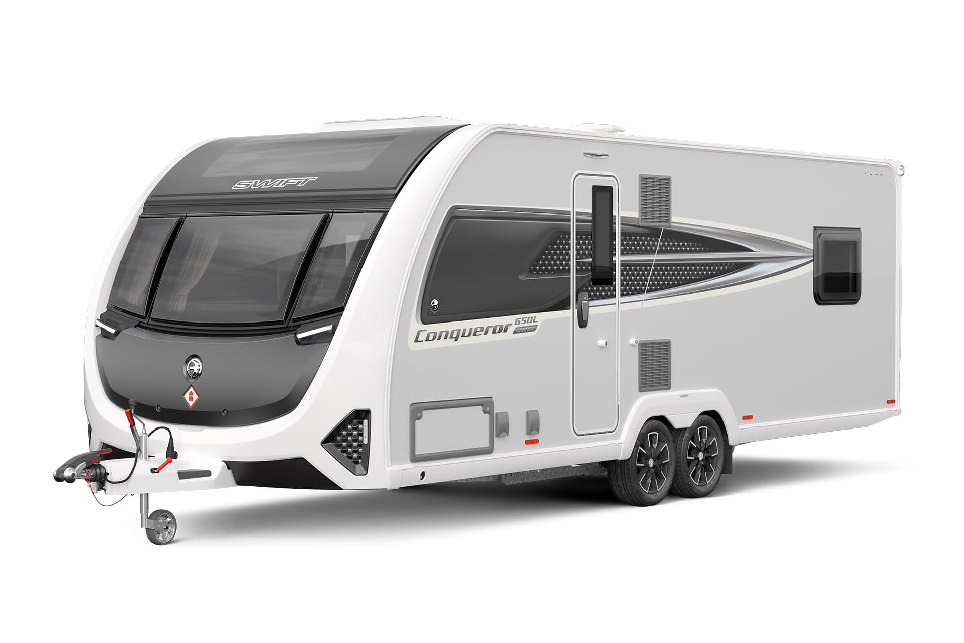 All-new Swift Conqueror Grande 8ft wide touring caravan (4 berth)