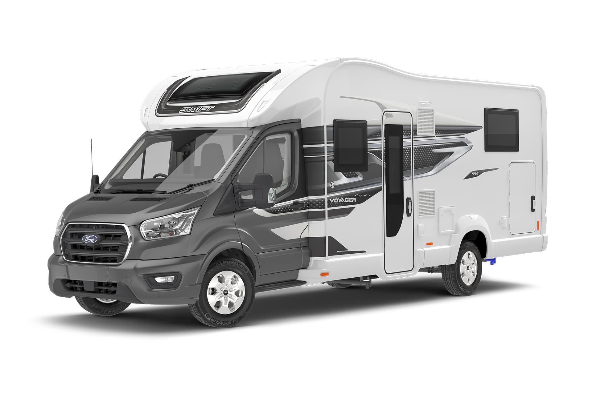 Award-winning Swift Voyager (4 to 6 berth) luxurious family motorhome