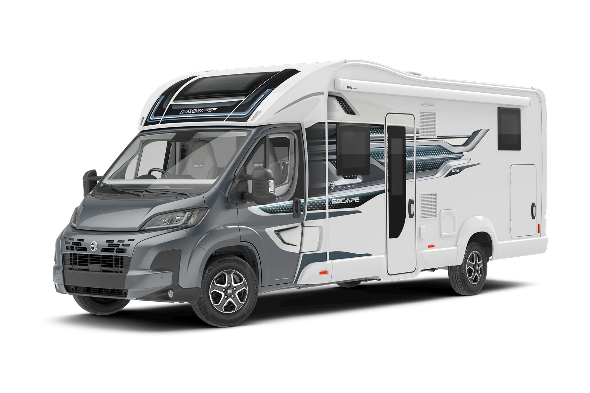 Marvel at the refreshed Swift Escape (4 to 6 berth) family motorhome