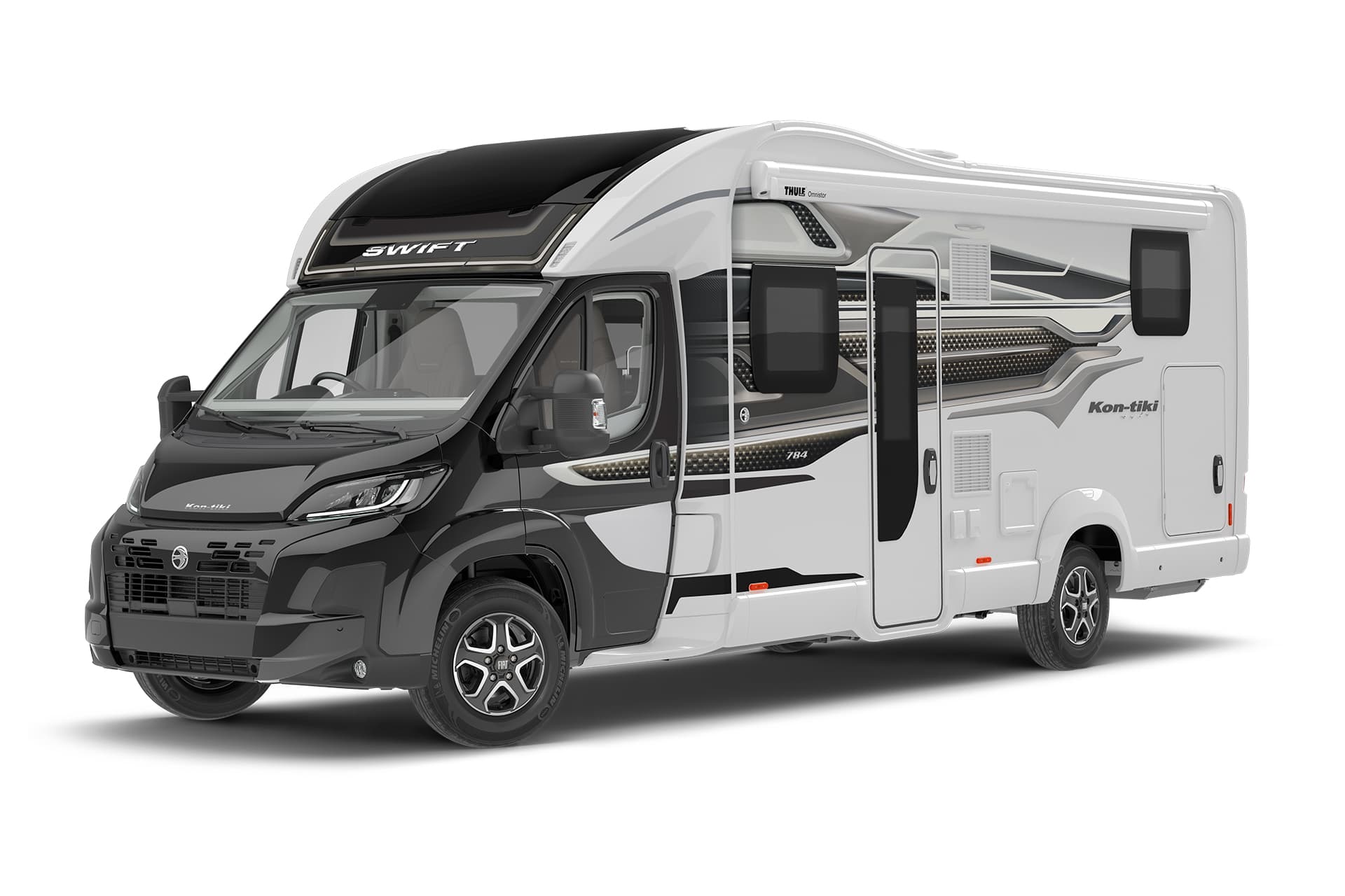 Award-winning Swift Kon-Tiki (4 to 6-berth) single & twin axle luxury motorhome