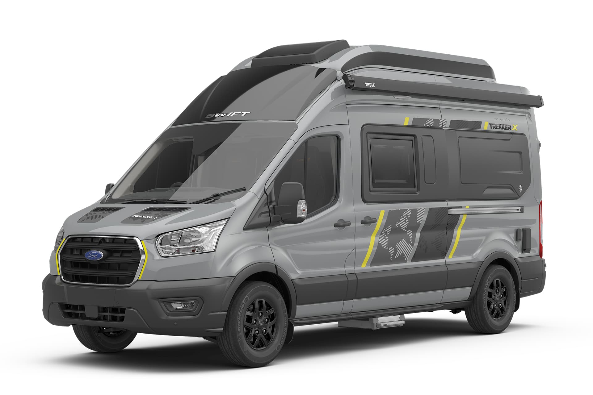 Multi-award winning Swift Trekker (4 berth) pop-top campervan