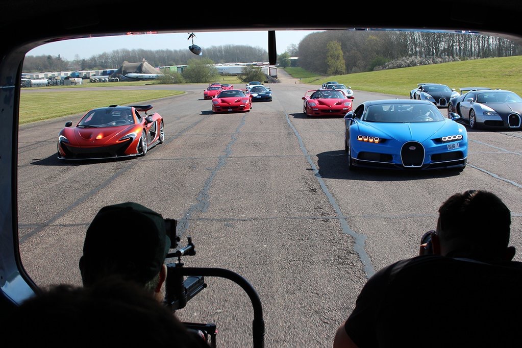 THE SECRET SUPERCAR MEET Filming from the van