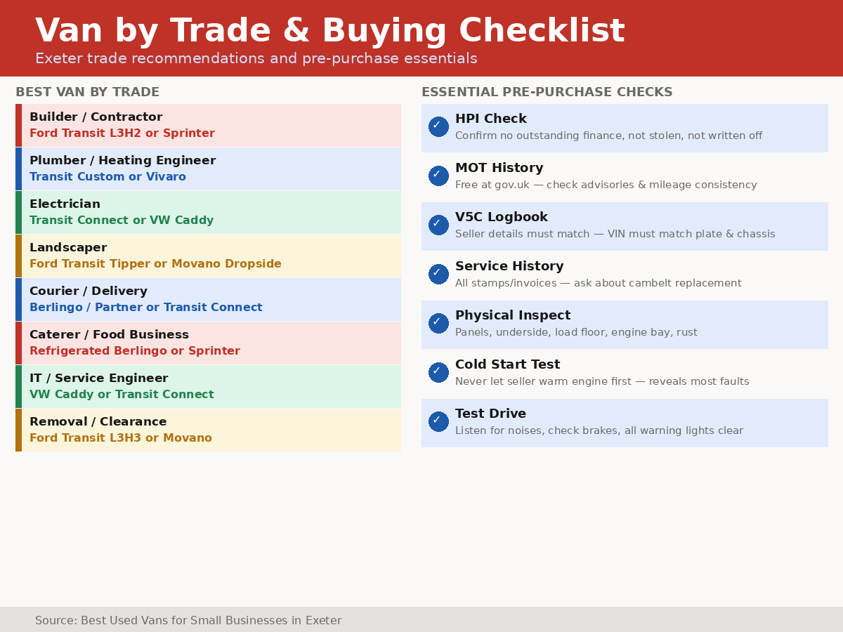 Doc7 B Trade Checklist - Exeter Diesels