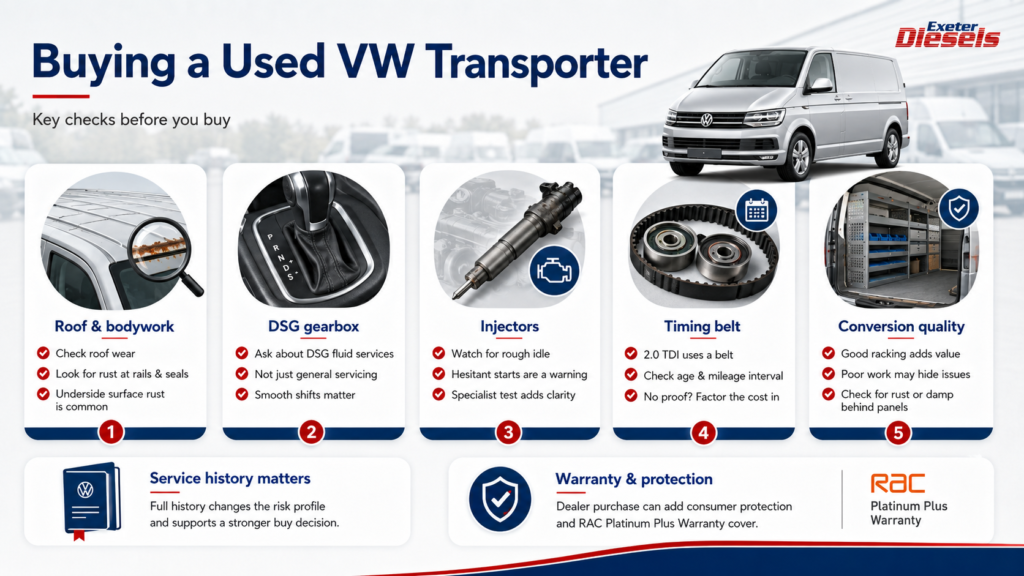 Vw Transporter For Sale Used Full Buying Guide 2026 Info - Exeter Diesels