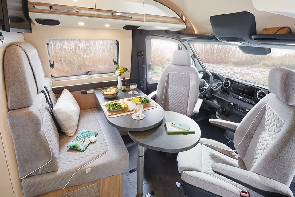 Genius Camper Van Usp Image Large Lounge Seating Area (1) - River Motorhomes