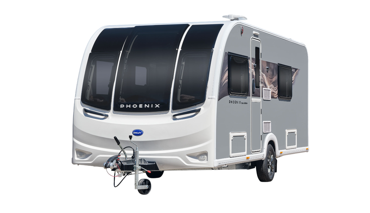 Bailey Phoenix Black Edition Outside Image Photoroom - Cranham Leisuresales Ltd