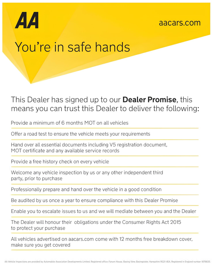 Aa Dealer Promise Upscaled - Colin Ludwell Cars Limited
