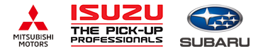Mitsubishi, Subaru and Isuzu Logos